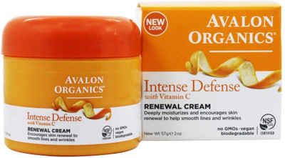

Avalon Organics Intense Defense With Vitamin C Renewal Cream 2 Oz.(50 ml)