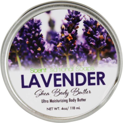 

Scentsational Soaps Shea Butter Ultra Moisturizing Body Lavender 4(114 g)