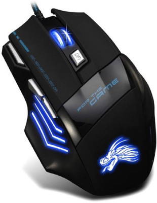 

GameXp 7 Button-Adjustable-5500-DPI-LED Wired Optical Gaming Mouse(USB 3.0, Black)