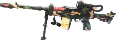 

SAISAN Musical Light And Sound Stylish Military Army Style Combat Gun Multi Color.(Multicolor)