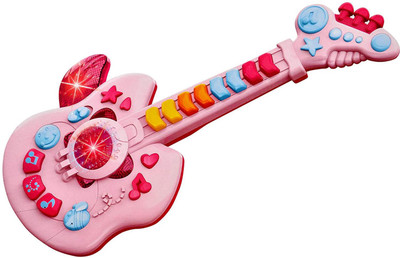 

Toyshine Music and Lights Guitar Toy, Educational Rock Series{ PINK }(Pink)