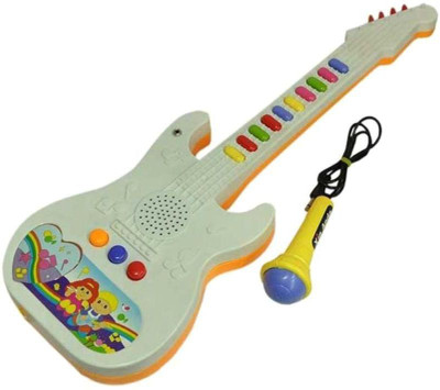 

J K INTERNATIONAL White Plastic Musical Guitar(White)