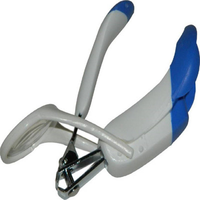

Babique Nail Clipper with Magnifier (White/Blue)