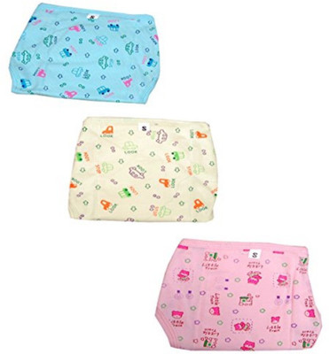 

Guru Kripa Baby Products New Born Baby Cotton Hosiery Padded Premium Quality U Shape Nappies, Nadi , Langot Washable Reusable Cotton Diaper Nappy Baby Cozy Wear Assorted Colored Size 0-5Months to Pack of 3 (LIGHT, Multicolor