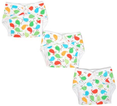 

Guru Kripa Baby Products New Born Baby Cotton Hosiery Padded Premium Quality U Shape Velcro Nappies, Nadi , Langot Washable Reusable Cotton Diaper Nappy Baby Cozy Wear to Baby Infant Washable Reusable Pocket Nappy Diaper Size 0 To 6 Months Pack Of 3 Pcs, 