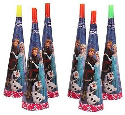 

Funcart Frozen Paper Horn Party Blowouts(Pack of 6)