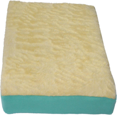 

Comfy MFFDBFCRM-TUR-S S Pet Bed(German Fleece Fabric HQ Foam Filled Easy Removable Cover With Zip Dog/Cat Bed Cream/Lime Green-S (16X26X3.5))