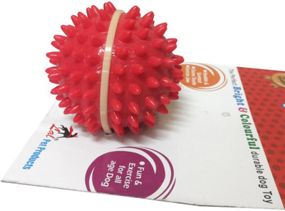 

Super Dog Spike Studded Ball Rubber Chew Toy For Dog