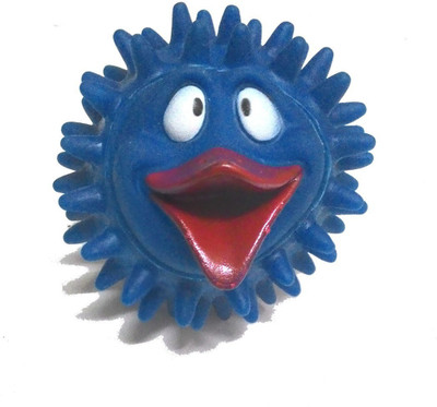 

Super Dog Squeeze Spike Ball Toy Duck Face With Sound Plastic, Melamine Squeaky Toy For Dog