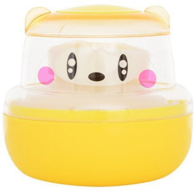 

Guru Kripa Baby Products Unbreakable Total Hygiene Cylindrical Powder Container And Soft Touch For Baby Premium Talcum Powder Storage Puff Spong Villus Box Case With Premium Puff Sponge After Bath Powder Puff Kit Container Easy To Refill Powder In Puff (Y