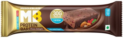 

MuscleBlaze Hi Protein Bar with 30g Protein & Zero Added Sugar (Pack of 1) Protein Bars(100 g, Choco Delight)