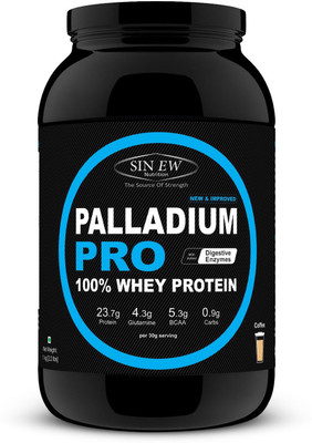 

Sinew Nutrition Palladium Pro Whey Protein with Digestive Enzymes, 1kg (Coffee Flavour) Whey Protein(1 kg, Coffee)