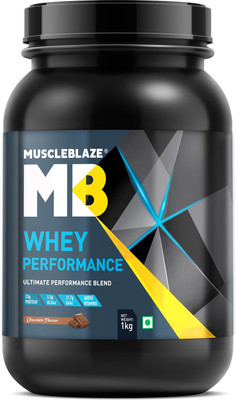 

MuscleBlaze Whey Performance Whey Protein(1 kg, Chocolate)
