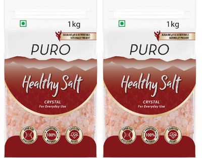 Puro Healthy Crystal Rock Salt(1 kg, Pack of 2)