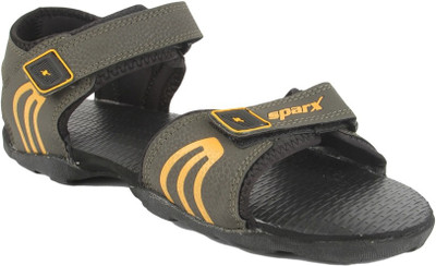 

Sparx Men Olive Yellow Sports Sandals