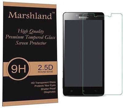Marshland Tempered Glass Guard for Lenovo A6000 Pack of 1 Marshland Screen Guards