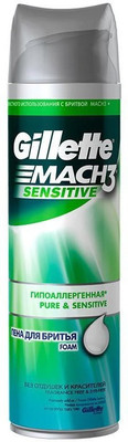 

Gillette Mach 3 Pure & Sensitive(200 ml)