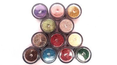 

Tripti Collections Professional Eye Care Thick Body Shimmer Glitter(Multi color)