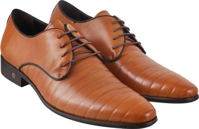 

DaVinchi Premium Lace Up For Men(Tan, 23;tan