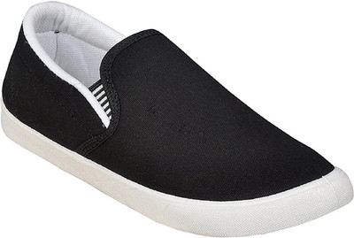 

Long Walk Casual Slip on Stylish Loafers For Men(Black