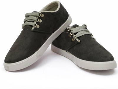 

Sporter Stylish and Partywear Canvas Shoes For Men(Grey, Multicolor