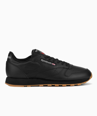 

REEBOK CLASSICS CL LTHR Running Shoes For Men(Black, Black/gum