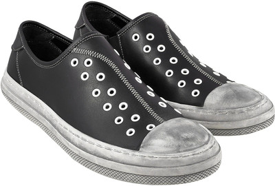 

j.Fontini Premium Slip On Sneakers For Men(Black, 11;black