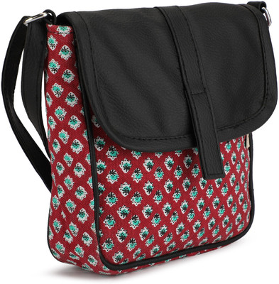 

People Women Casual Multicolor Canvas Sling Bag
