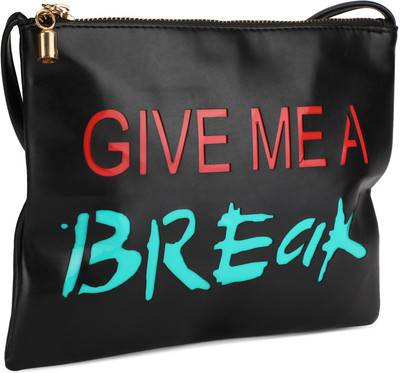 

People Women Casual Multicolor PU Sling Bag