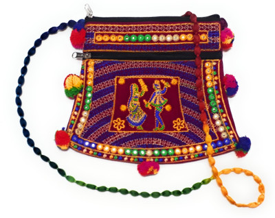 

Unique Fashion Women Evening/Party, Casual, Formal Multicolor Velvet Sling Bag