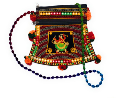 

Unique Fashion Women Evening/Party, Casual, Formal Multicolor Velvet Sling Bag