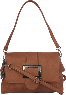 

Butterflies Women Casual Brown PU Sling Bag