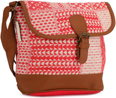 

People Women Casual Multicolor Canvas Sling Bag