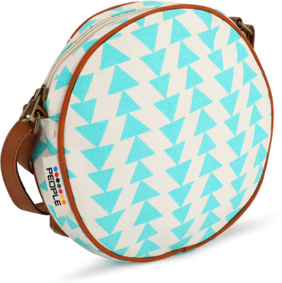 

People Women Casual Multicolor Canvas Sling Bag