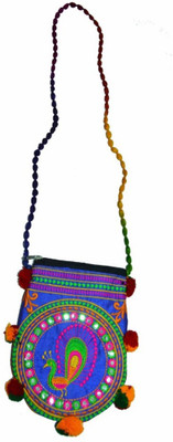 

Arena Fashion & Décor Women Casual Blue Cotton Sling Bag