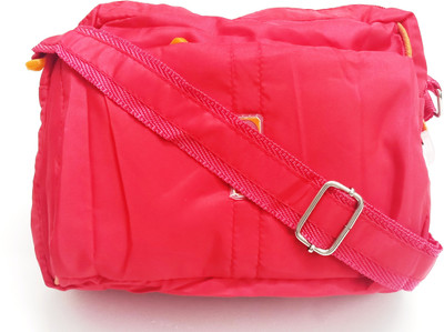

Gift Collection Men & Women Casual, Formal Red Polyester Sling Bag
