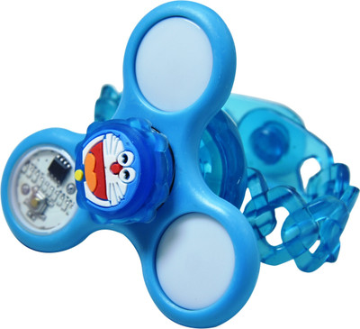 

Chandrika Pearls doremon fidget spinner blue rakhi for boys & kids with greeting card(Blue)