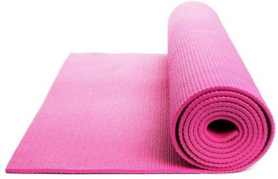 

Charismacart Yoga Mat Thick Anti Skid Washable Multicolor 6 mm Yoga Mat, Pink