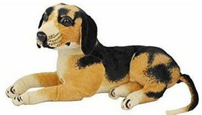 

ladoo gopal & sons Sitting Dog Stuffed Soft Toy (44 cm) - 44 cm(Multicolor)