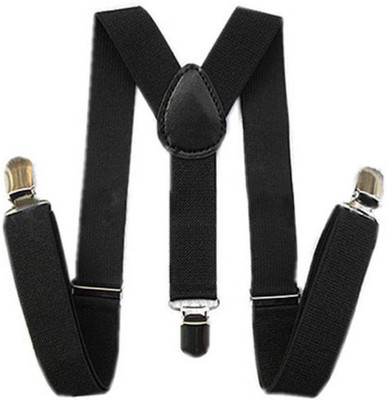 

RedDiamond Y- Back Suspenders for Men(Black)