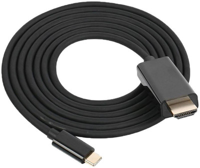 

LipiWorld TV-out Cable USB 3.1 Type C Male to HDMI Male Cable-1.8M(Black, For Laptop)