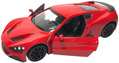 

SR Toys Die-Cast Metal Car with Pull Back(Red)