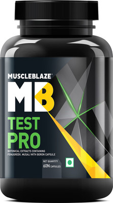

MuscleBlaze Test Pro- Natural Testosterone Booster Supplement for Men(60 No)