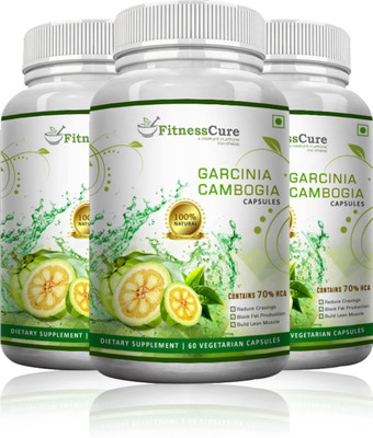 

Fitnesscure 100% Natural Pure Garcinia Cambogia 800 Mg (60 Capsules)(375 g)