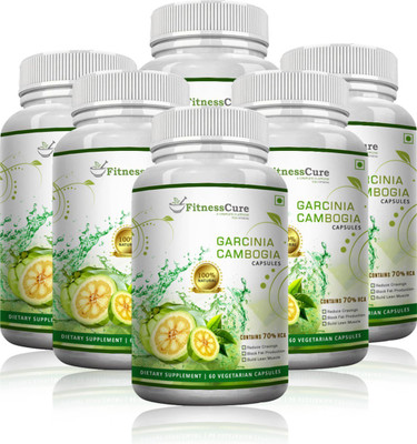 Fitnesscure 100% Natural Pure Garcinia Cambogia 800 Mg (60 Capsules)(750 g)