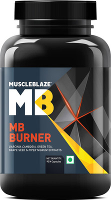 

MuscleBlaze Fat Burner (With Garcinia Cambogia, Green Tea, Grape Seed & Piper Nigrum Extracts)(90 No)