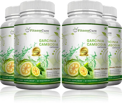 

Fitnesscure 100% Natural Pure Garcinia Cambogia 800 Mg (60 Capsules)(500 g)