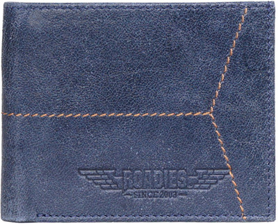 

Roadies Men Blue Genuine Leather Wallet(6 Card Slots), Navy blue