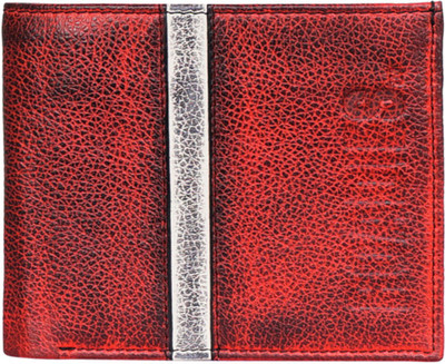

Roadies Men Red Genuine Leather Wallet(3 Card Slots)