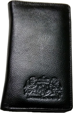 

TrendBizz Men Black Genuine Leather Wrist Wallet(14 Card Slots)